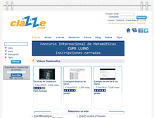 Tablet Screenshot of clazze.com